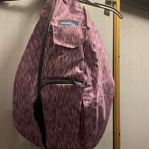 Purple over the shoulder Backpack